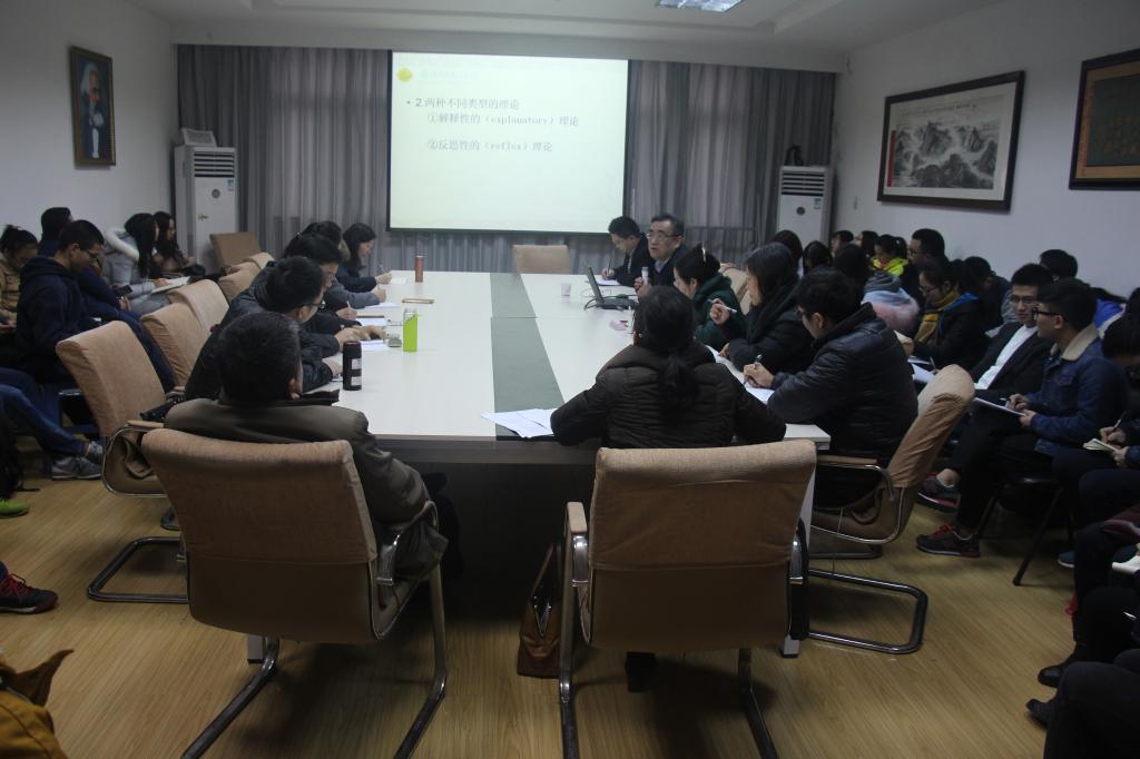 宋进教授到十大买球的正规网站做学术报告